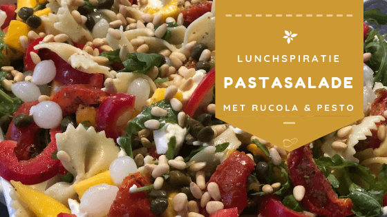 Pastasalade rucola en pesto