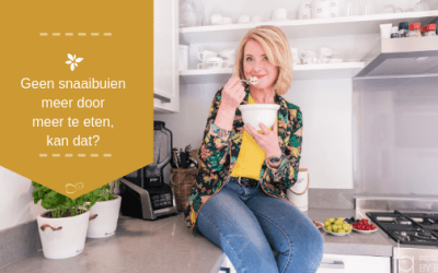 Geen snaaibuien meer door meer te eten, kan dat?